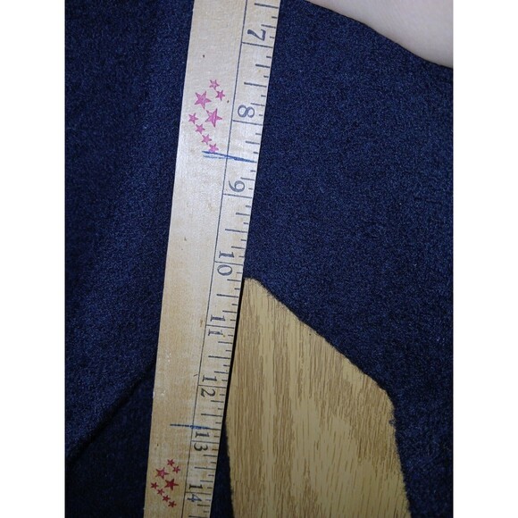 Pendleton 100% Merino Wool 2 Button Blazer Womens Size Medium Black Vintage - Picture 8 of 13